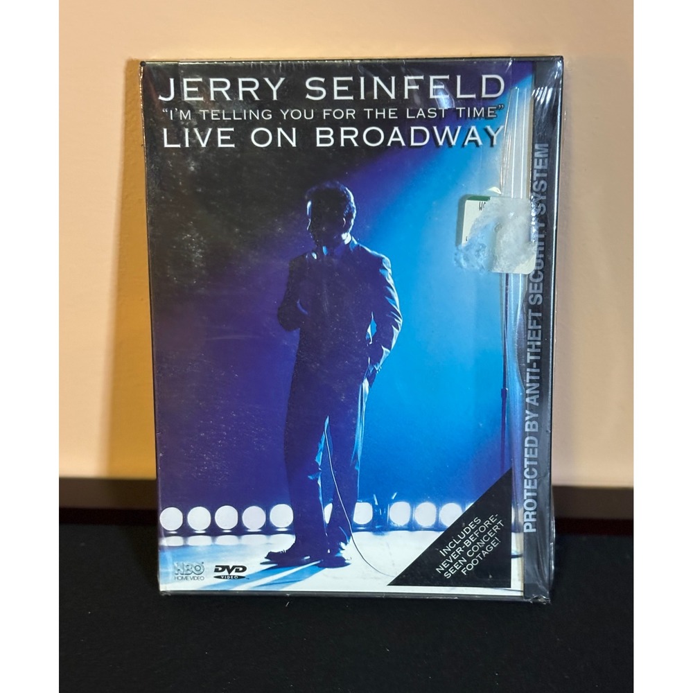 Jerry Seinfeld I'm Telling You for the Last Time Live on Broadway DVD New Sealed